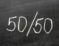 50/50 probability 50/50 probability