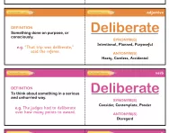 11+ vocabulary flashcards
