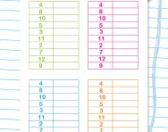 11 times table speed grids worksheet