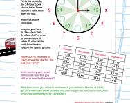 24-hour clock timetable worksheet