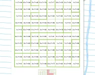 7 times table maze worksheet