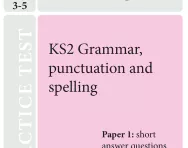 KS2 SATs Grammar, punctuation and spelling TheSchool Run practice paper C