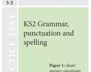 KS2 SATs Grammar, punctuation and spelling TheSchool Run practice paper D