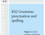KS2 SATs Grammar, punctuation and spelling TheSchool Run practice paper E