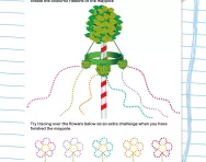 Maypole finger strength activity