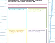 New year inspiration activity