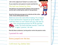 Active and passive sentences revision