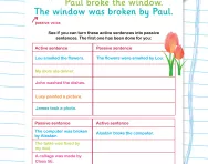 Active or passive worksheet