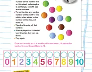 Adding and subtracting numbers under 10 worksheet