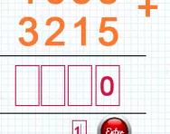 Adding four digit numbers using column addition tutorial
