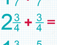 Adding fractions including mixed numbers tutorial