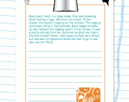 Adventure story starter worksheet
