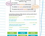 Adverbs revision worksheet