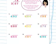 An introduction to short division worksheet