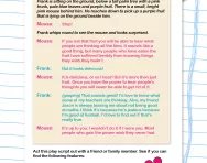 Analysing a play script worksheet