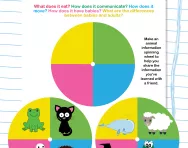 Animal spinners game