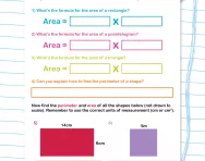 Area and perimeter summary 