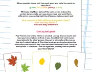 Be a leaf detective