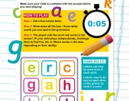 Blending CVC words game