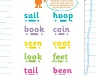 Blending CVVC words