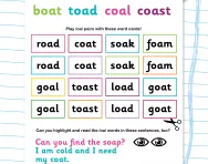 Blending sounds to read: /oa/
