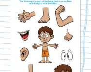Body parts I Spy game