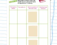 Book reviews practice worksheet