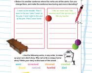 Boosting writing with powerful verbs worksheet