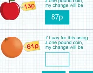 Finding change from one pound part 2 tutorial