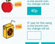 Finding change from one pound part 1 tutorial