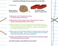 Changing sounds: how does string length affect sound?
