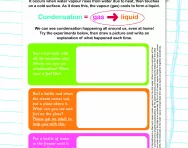 Changing state: condensation activity