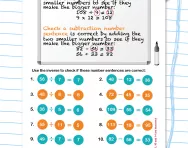 Checking calculations with the inverse operation worksheet
