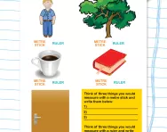 Choose an instrument to measure with worksheet