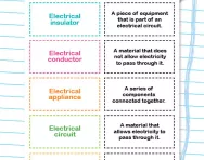 Circuits and conductors worksheet