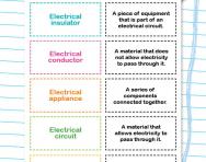 Circuits and conductors worksheet