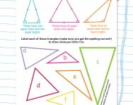 Classifying triangles worksheet
