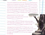 11+ cloze test: The wood at night