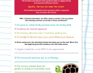 Commas after fronted adverbials worksheet