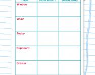 Counting around the house worksheet