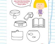 Counting objects worksheet