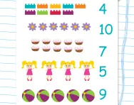Counting to 10 matching numbers and objects worksheet