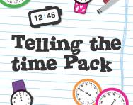 Telling the time learning pack