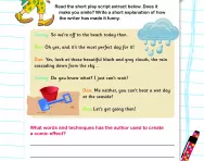 Creating comic effect worksheet