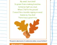 Creating images in poetry worksheet