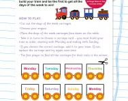 Days of the week ordering game