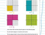 Decimal and fraction equivalence racing game