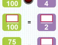 Recognising decimal equivalents of a quarter, a half and three quarters tutorial