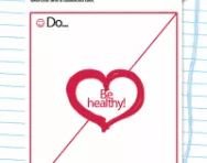 Design a healthy living poster
