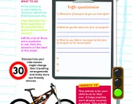 Develop questioning skills - traffic survey activity